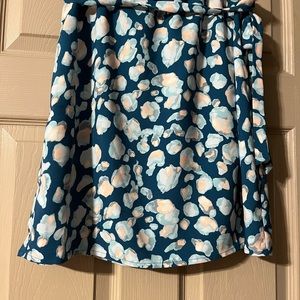 Loft Skirt pink and blues in color. Size Petite Medium